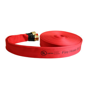 Tuyau d'incendie rouge homologué UL, doublé EPDM, 21 bars, 65 mm, 30 m, avec raccord en laiton <span class=keywords><strong>John</strong></span> Morris - Product Image 5