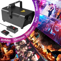 Machine à brouillard thermique portable 400W mini machine à fumée de brouillard machine à effet de scène pour DJ fête scène Halloween noël
