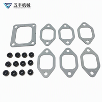 Kit de révision cylindre-piston avec segments 6222-31-2110 pour chargeuse Komatsu 6D108-O, pièces de rechange robustes