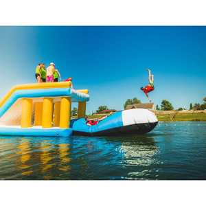 Coussin gonflable commercial pour saut <span class=keywords><strong>aquatique</strong></span> |   <span class=keywords><strong>Parc</strong></span> <span class=keywords><strong>aquatique</strong></span> flottant gonflable pour lacs et piscines - Product Image 1