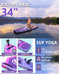 ESUP 11'6 planche à pagaie <span class=keywords><strong>gonflable</strong></span> pour les familles tous les accessoires inclus matériel de point de chute pour le yoga sports nautiques - Product Image 5