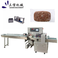 Machine électrique automatique avec moteur pour l'emballage de produits alimentaires en plastique, snacks, biscuits, pâtisseries, emballage en forme de coussin
