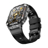 Montre connectée de sport d'extérieur K61 Pro, écran AMOLED HD de 1,96 pouce, batterie de 380 mAh, montre connectée étanche, tracker d'activité physique