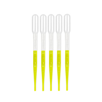Pipettes de transfert à presser en plastique pour sciences de laboratoire jetables transparentes compte-gouttes pipette pasteur