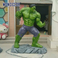Wondecor Offre Spéciale Statue en Bronze du grand super-héros Hulk