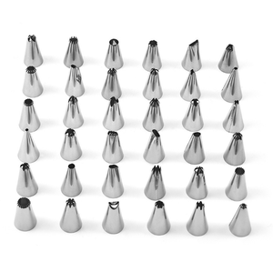 Conjunto de herramientas de repostería para principiantes, suministros de decoración de pasteles con tocadiscos, 30 boquillas y bolsas, espátula, 66 Uds. - Product Image 6
