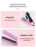 Vente en gros pour Chi Mini 2-en-1 Fer à lisser électrique à écran LED de petite taille pour usage extérieur d'hôtel de ménage