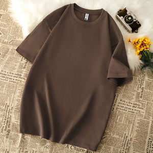 Camiseta de Gran Tamaño para Hombre, 100% Algodón, 260 g/m², de Alta Calidad, Estampada, Bordada, Lisa, Personalizada - Product Image 3