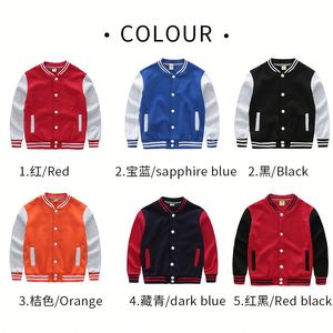 Kid <b>Varsity</b> <b>Jackets</b> With Sleeves Letterman Wholesale Blank 2022 <b>Boys</b> Kids Baseball <b>Jacket</b> - Product Image 3