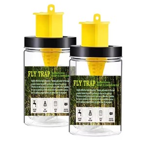 Trampa Impermeable para Moscas de la Fruta, Reutilizable, Atrapa Insectos Voladores para Exteriores, Práctica Trampa para el Hogar, Jardín, Granja - Product Image 1