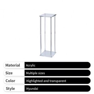 Soporte de Flores Acrílico Transparente para Decoración de Mesa, Marco Rectangular para Arreglos Florales para Bodas, Promoción 2024 - Product Image 2