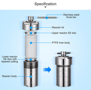 Reactor de Alta Presión Certificado ISO de 20L/200L para Síntesis de Polímeros de Nanopartículas con Caldera de Reacción a Presión - Product Image 3