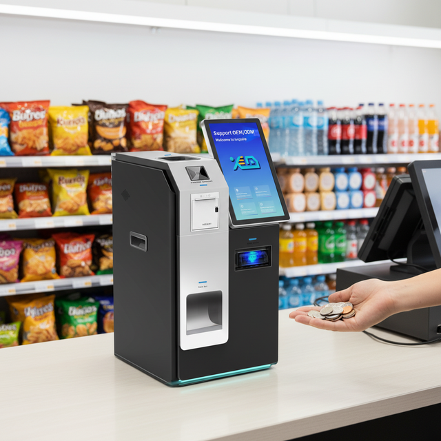 Cash Recycler Machine Cashlogy Efficient Banknote and Coin Recycler Self Payment Machine for Commercial Use