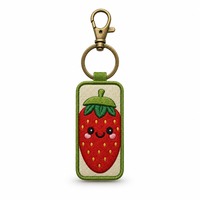 Porte-clés en tissu avec motif de fruits de dessin animé, cadeau promotionnel personnalisé pour sac à dos, chapeau, souvenir, porte-clés de dessin animé