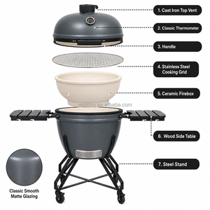 Parrilla Kamado de Cerámica SEB, Fabricante de Parrillas Kamado, Proveedor de Parrillas Churrasqueira, <span class=keywords><strong>Asador</strong></span> Cermico, Parrillas para Barbacoa al Aire Libre - Product Image 1