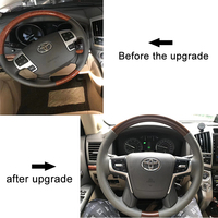 Kit de mise à niveau intérieur pour Land Cruiser 200 2008-2015, mise à niveau vers le nouveau modèle, lifting avec phares avant et pare-chocs avant et arrière