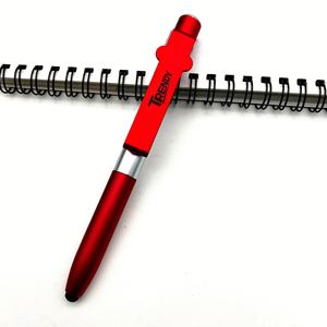 <b>4</b>-in-1 Multi-fuctional Promotional Custom Logo Gift Ballpoint <b>Pen</b> With Led Light Phone Stand and Stylus-customized Light up <b>Pen</b> - Product Image 4