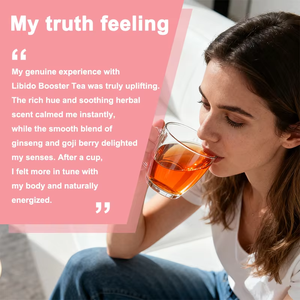 Té Natural para la Libido Femenina OEM con Cistanche y Morera, Aumenta la Vitalidad Sexual y el Equilibrio Hormonal, 15 Bolsitas - Product Image 3