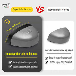 <span class=keywords><strong>Mustang</strong></span> Chaussures de sécurité amovibles personnalisées Inserts en acier <span class=keywords><strong>Bottes</strong></span> Composite Trainer Embout respirant pour la Mongolie Vietnam - Product Image 3