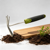 Ensemble d'outils de jardinage en acier inoxydable avec manche en plastique