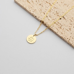 Collar con Barra, Círculo o Rectángulo con Escritura a Mano Real |   Joyería con la Escritura de un Ser Querido, Regalos para el Día de la Madre - Product Image 5
