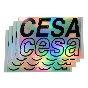 Tùy chỉnh-thực hiện cá nhân cắt thẻ graffiti Hologram trống biên giới vỏ trứng Sticker một mặt chống tĩnh điện Acrylic dính giấy - Product Image 4