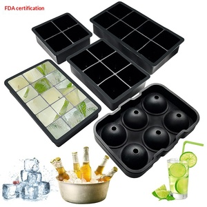 6er-Eiswürfelform aus Silikon für große Eiswürfel – einfaches Entnehmen, schnelles Einfrieren, ideal für Whiskykühlung (Großpackung) - Product Image 3