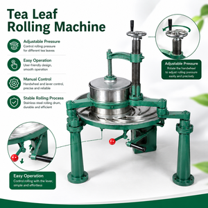 Máquina Eléctrica para Enrollar Té, Rodillo de Acero Inoxidable para Hojas de Té, para Pequeñas Fábricas de Procesamiento de Té - Product Image 3