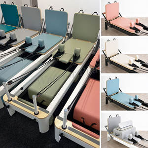 Studio dan <span class=keywords><strong>Reformer</strong></span> Pilates Pribadi dari <span class=keywords><strong>Aluminium</strong></span> Termasuk Kotak Duduk Ekstensi Tali Ganda - Product Image 2