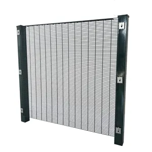 6 Ft High Durable High Security Prison Welded Mesh 358 Anti Climb Fence Panel