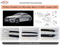 Kit de réparation de rail de glissière de toit ouvrant pour Mercedes-Benz Classe C Coupé C205 (pièces automobiles d'origine usine) OE A2057803100 A2057803200