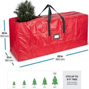 شجرة عيد الميلاد الكبيرة 600D أكسفورد متينة حاوية سفر للكريسماس ملابس سفر لشجرة عيد الميلاد - Product Image 6