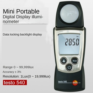 Medidor de Luz Digital Testo540, Funciona con Pilas AA, Material ABS, 0 a 99,999 - Product Image 5