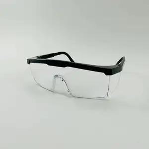 건설, 실험실 및 가벼운 위험 설정을 위한 조정 가능한 다리 보안 스크래치 방지 안전 안경 t2 안경
