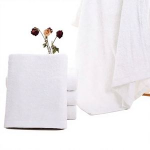 Serviette de Bain Hôtelière Personnalisée en Coton 100% Écologique, Blanche Unie, Technique de Tissage, pour Usage Domestique, Hôtelier, Spa et Salon de Beauté (Vente en Gros) - Product Image 4