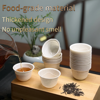 Vente en gros Tasses à thé jetables écologiques de qualité alimentaire Petites tasses épaissies haut de gamme résistantes aux hautes températures