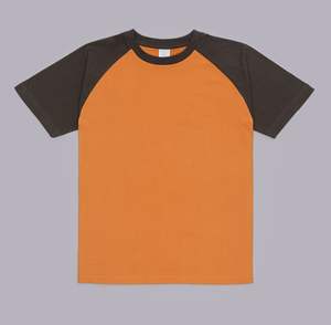 تي شيرت رجالي كبير الحجم بأكمام رجلان بشعار مخصص تي شيرت قطني عالي الجودة بأكمام قصيرة متباينة - Product Image 3