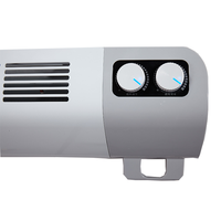 Chauffage d'angle électrique portable en aluminium résistant à la corrosion 2000W