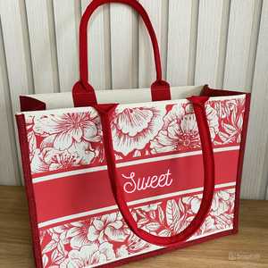 Bolsas de Yute Ecológicas Impresas Personalizadas al por Mayor, con Asas de Diferentes Tamaños, para Publicidad, Hechas en Vietnam - Product Image 1