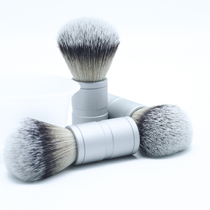 OEM/ODM-cepillo de pelo sintético con mango de Metal, para afeitado y depilación, cuidado de la <span class=keywords><strong>barba</strong></span>, para hombres, venta al por mayor - Product Image 6