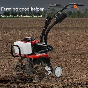 Multifunctional Gasoline Engine Farm <b>Cultivator</b> Small Scarifier Rotary Tillage Ridging Weeding Ploughing Machine - Product Image 4