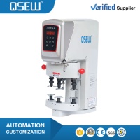 Machine à coudre électrique tout-en-un QS-818D-3 à trois têtes pour la pose de boutons-pression et l'insertion d'œillets
