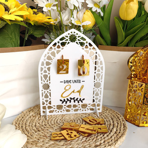 Lịch đếm ngược acrylic cho các lễ hội Hồi giáo để trang trí nhà cho lễ kỷ niệm <span class=keywords><strong>ramadan</strong></span> & EID mubarak - Product Image 4