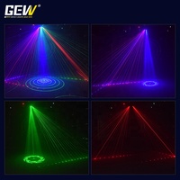 Projecteur laser DMX à balayage RGB Sector 6 pour salles privées KTV, bars, fêtes, banquets de mariage, décoration intérieure