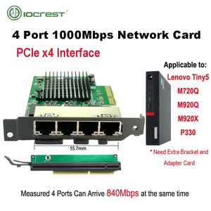 Tarjeta de Red PCIe X4 con Interfaz de 4 Puertos RJ45 NIC Realtek 8111H 1GB 1000Mbps para Servidor, Diseñada para Cajas Pequeñas - Product Image 5
