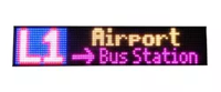 Panneau de destination de Bus et affichage d'affichage numérique pour voiture et arrêt de bus personnalisé à bord