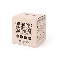 Impression numérique, conception à double rabat pliable avec revêtement écologique, petite boîte d'emballage en carton de qualité alimentaire à finition tactile