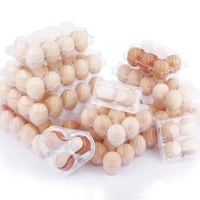 Boîte à œufs en plastique PET transparente jetable personnalisée, boîte en plastique blister, conteneur à œufs en plastique pour 4, 6, 8, 9, 10, 12, 15 trous
