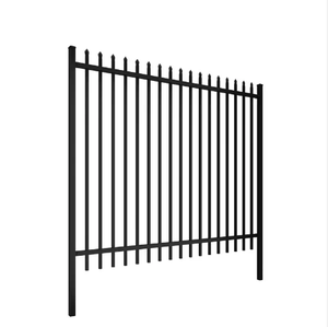 Clôture en acier galvanisé Panneaux de clôture en fer forgé Clôture métallique <span class=keywords><strong>tubulaire</strong></span> noire au Zimbabwe - Product Image 5