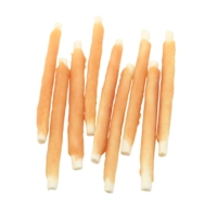 Os à mâcher doux sans cuir brut pour chien enveloppements de poulet os de calcium nourriture pour chien